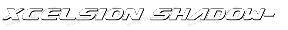 Xcelsion Shadow字体转换